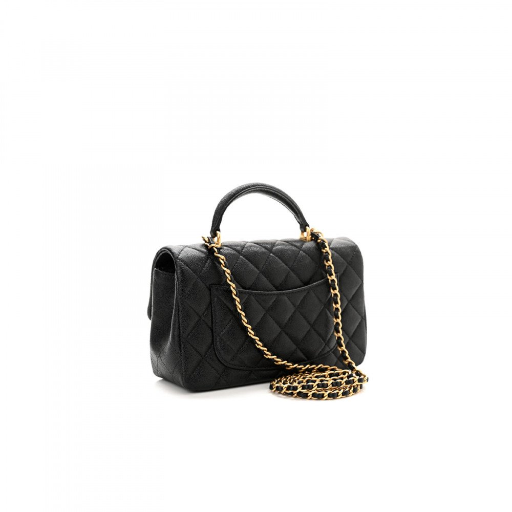 Chanel Mini Top Handle Rectangular Flap Bag Chanel Mini Top Handle Rectangular Flap Bag