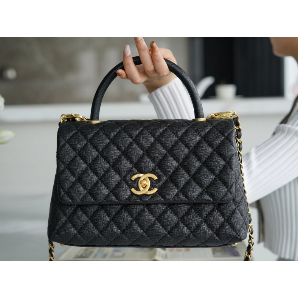 Chanel Medium Handle Flap Bag