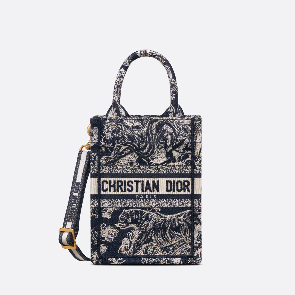 Mini Dior Book Tote Phone Bag