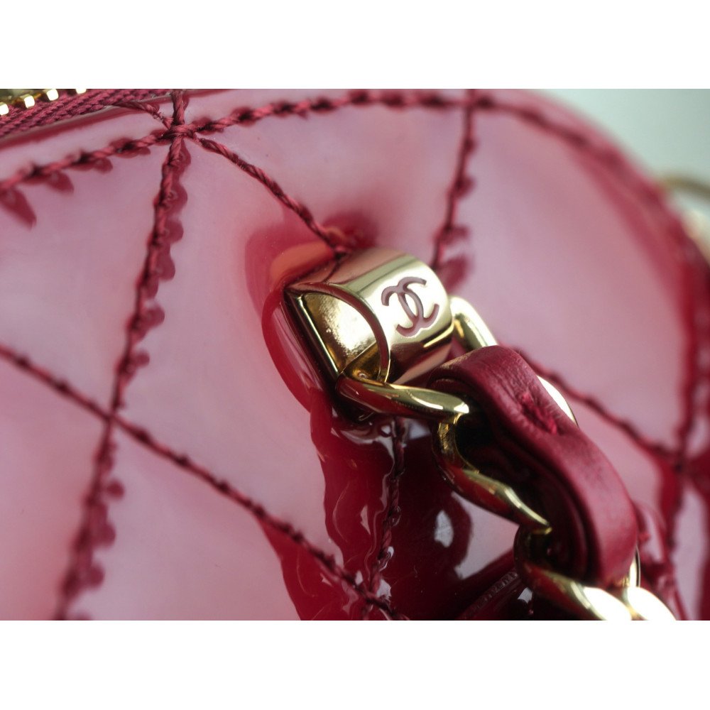 Chanel Shiny Coco Clutch With Chain Bag