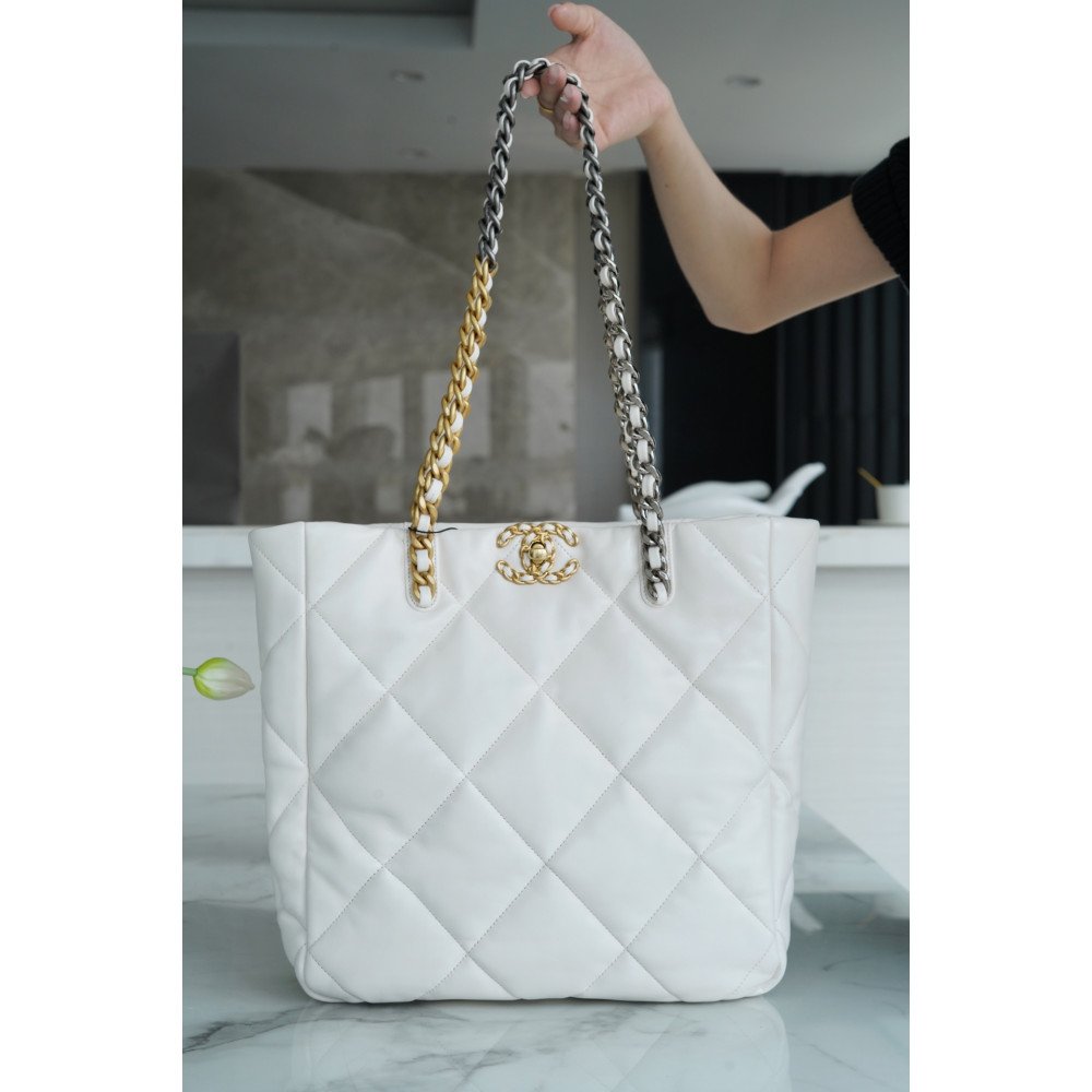 Chanel 19 East West Shopping Bag Chanel 19 East West Shopping Bag