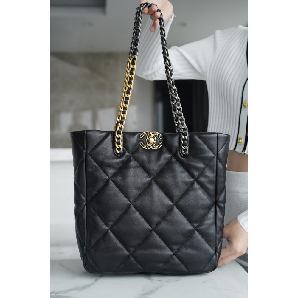 Chanel 19 East West Shopping Bag Chanel 19 East West Shopping Bag