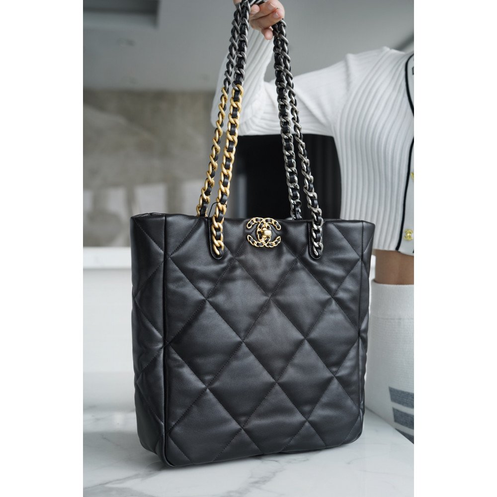 Chanel 19 East West Shopping Bag Chanel 19 East West Shopping Bag