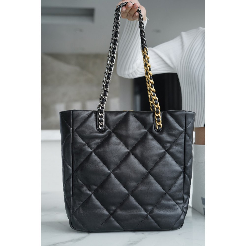 Chanel 19 East West Shopping Bag Chanel 19 East West Shopping Bag