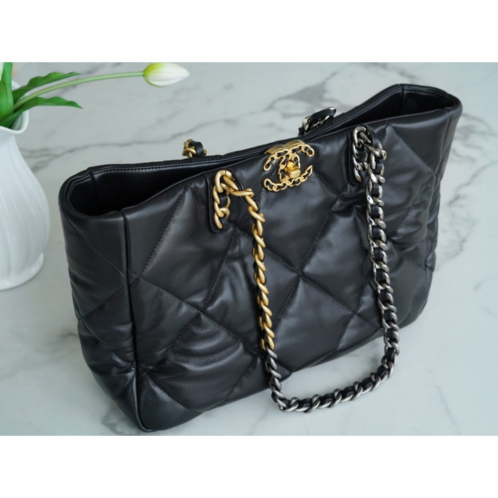 Chanel 19 East West Shopping Bag Chanel 19 East West Shopping Bag