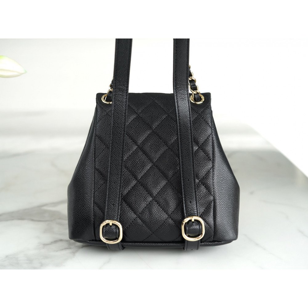 Chanel Mini Duma Pockets Drawstring Backpack