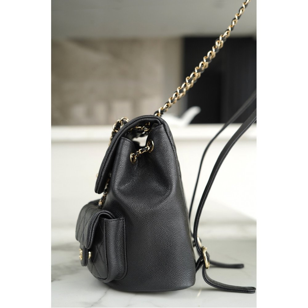 Chanel Large Duma Pockets Drawstring Backpack