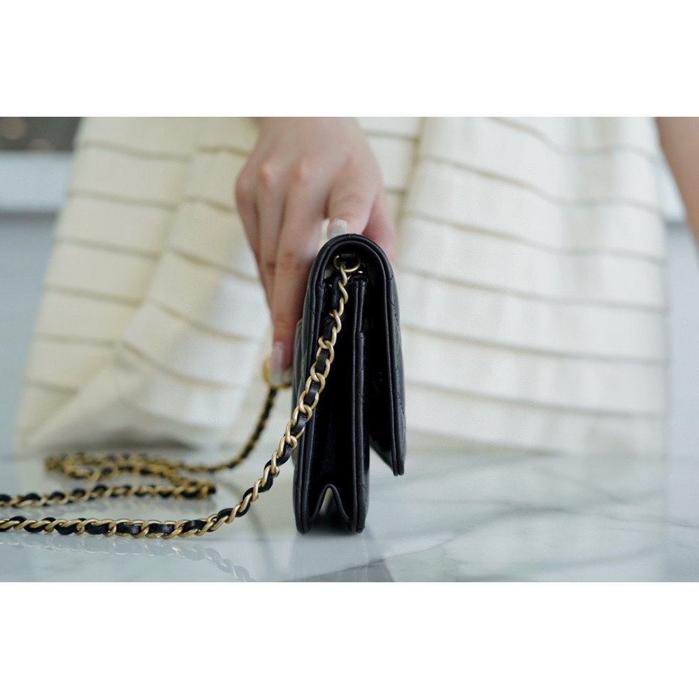Chanel Pearl Crush Wallet On Chain Chanel Pearl Crush Wallet On Chain