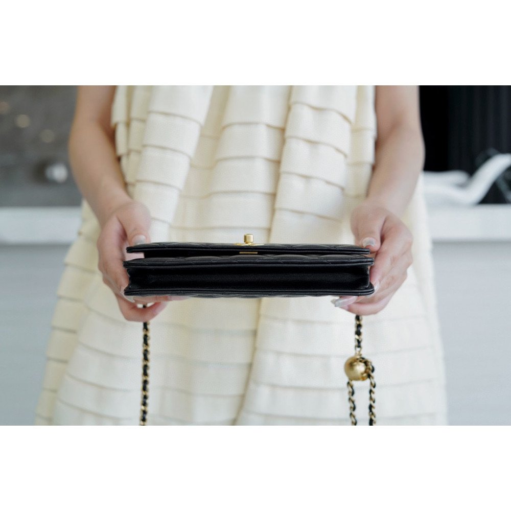 Chanel Pearl Crush Wallet On Chain Chanel Pearl Crush Wallet On Chain