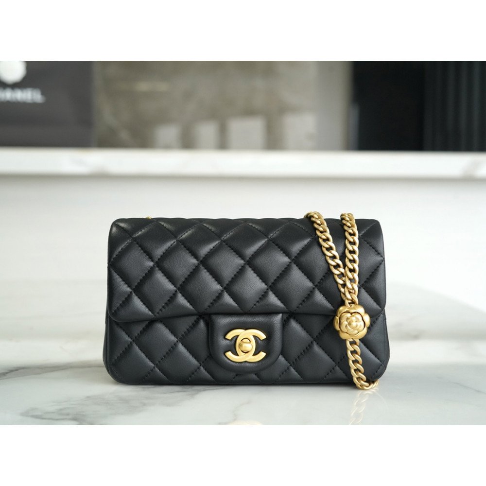 Chanel Camellia Mini Flap Bag