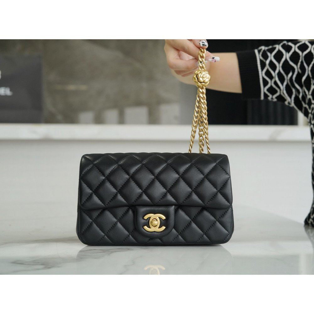 Chanel Camellia Mini Flap Bag