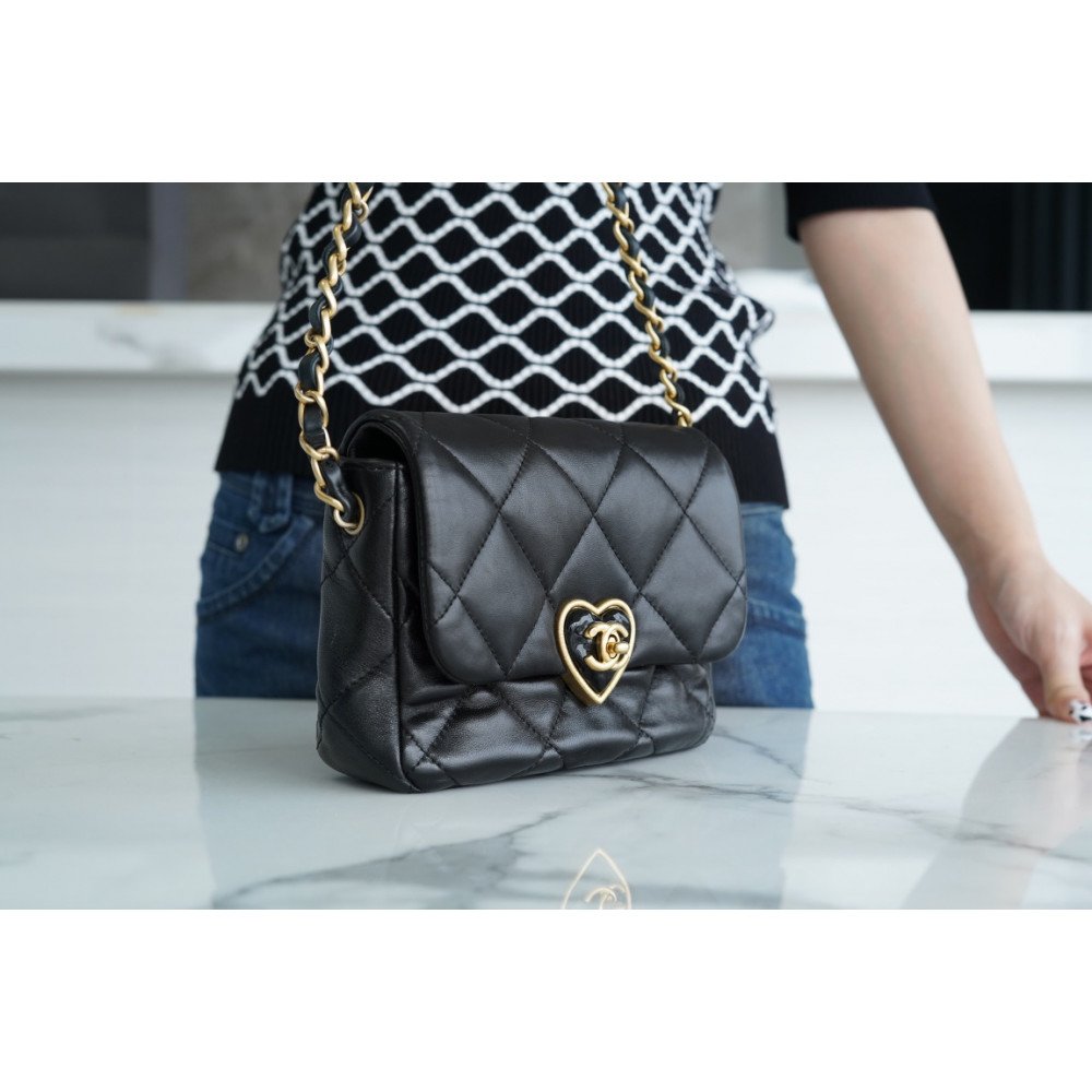 Chanel Mini Heart Square Flap Bag Chanel Mini Heart Square Flap Bag