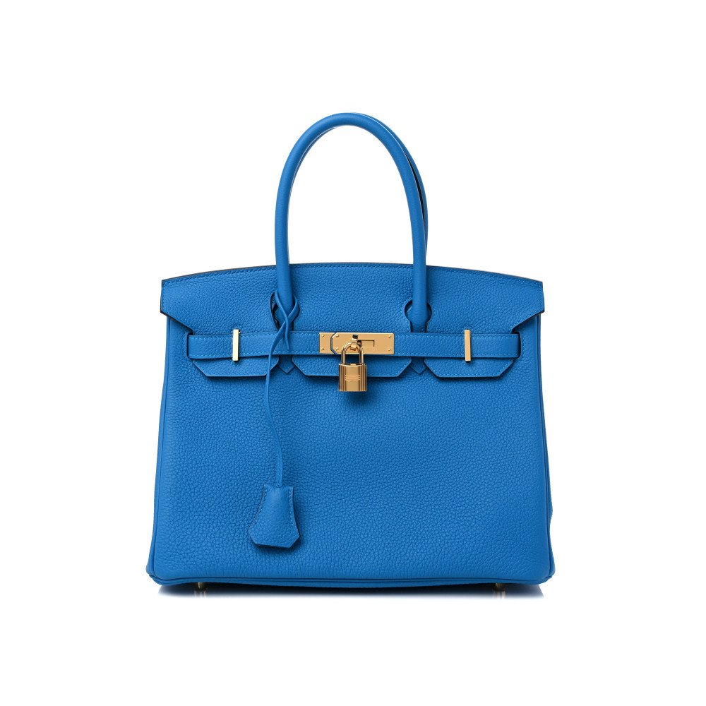 Birkin 30 Blue Jean Togo