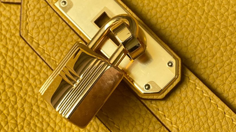 BIRKIN 30 JAUNE AMBRE TOGO H027767CK64 Details 2