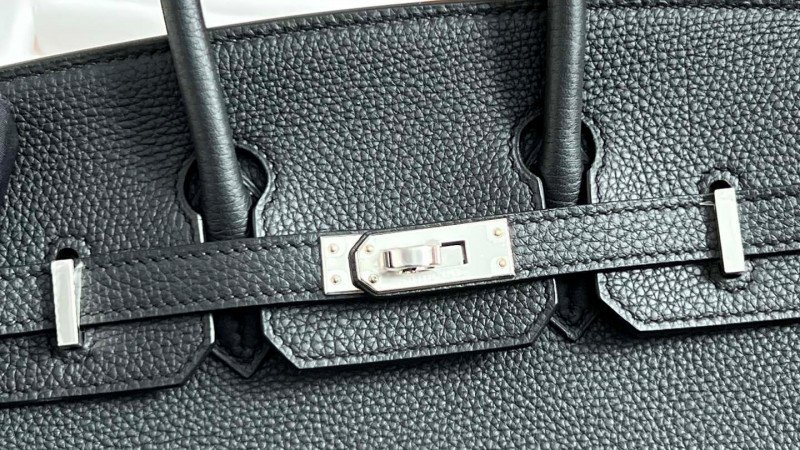 BIRKIN 25 BLACK TOGO H041345CK89 Details 3 BIRKIN 25 BLACK TOGO H041345CK89 Details 3