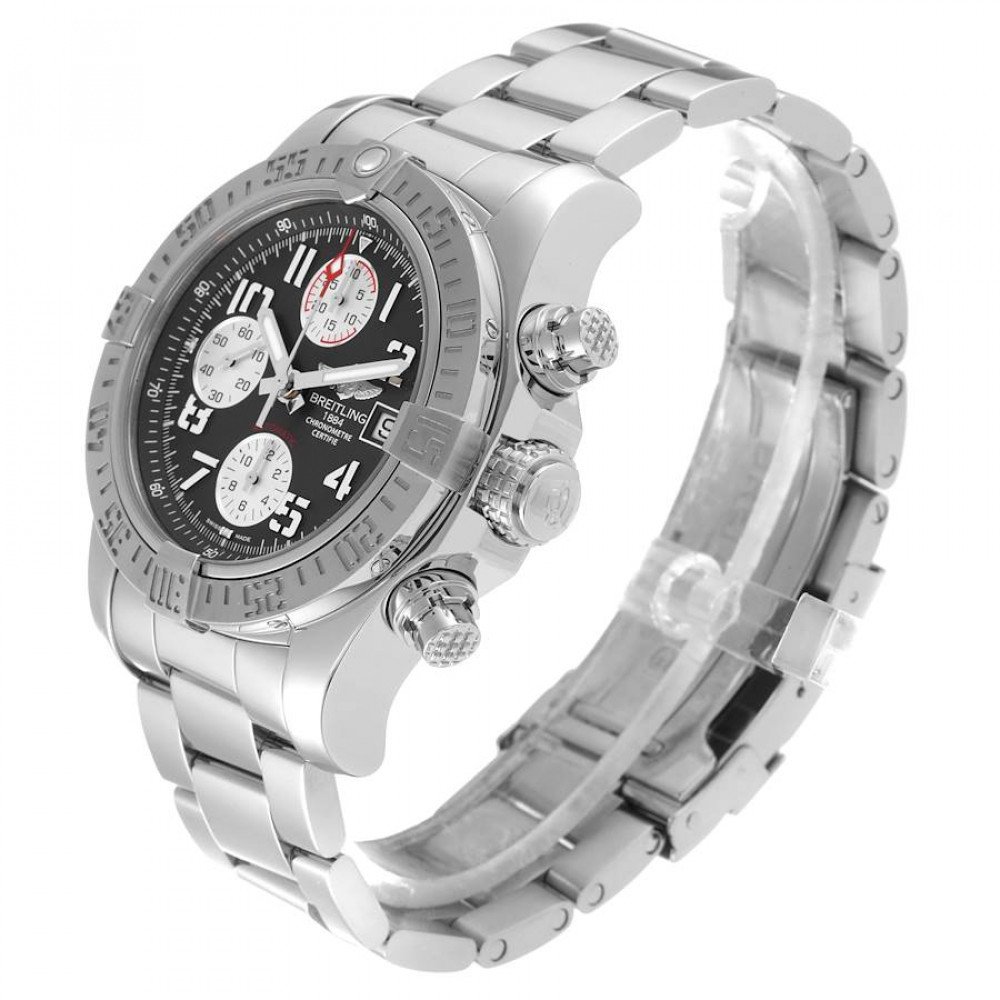 Breitling Avenger II Tungsten Gray Dial Steel Mens Watch A13381 Breitling Avenger II Tungsten Gray Dial Steel Mens Watch A13381