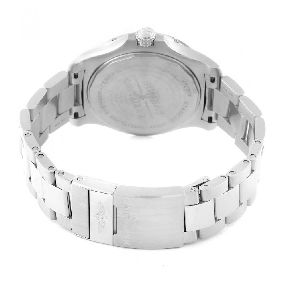 Breitling Avenger GMT White Dial Steel Mens Watch A32397 Breitling Avenger GMT White Dial Steel Mens Watch A32397