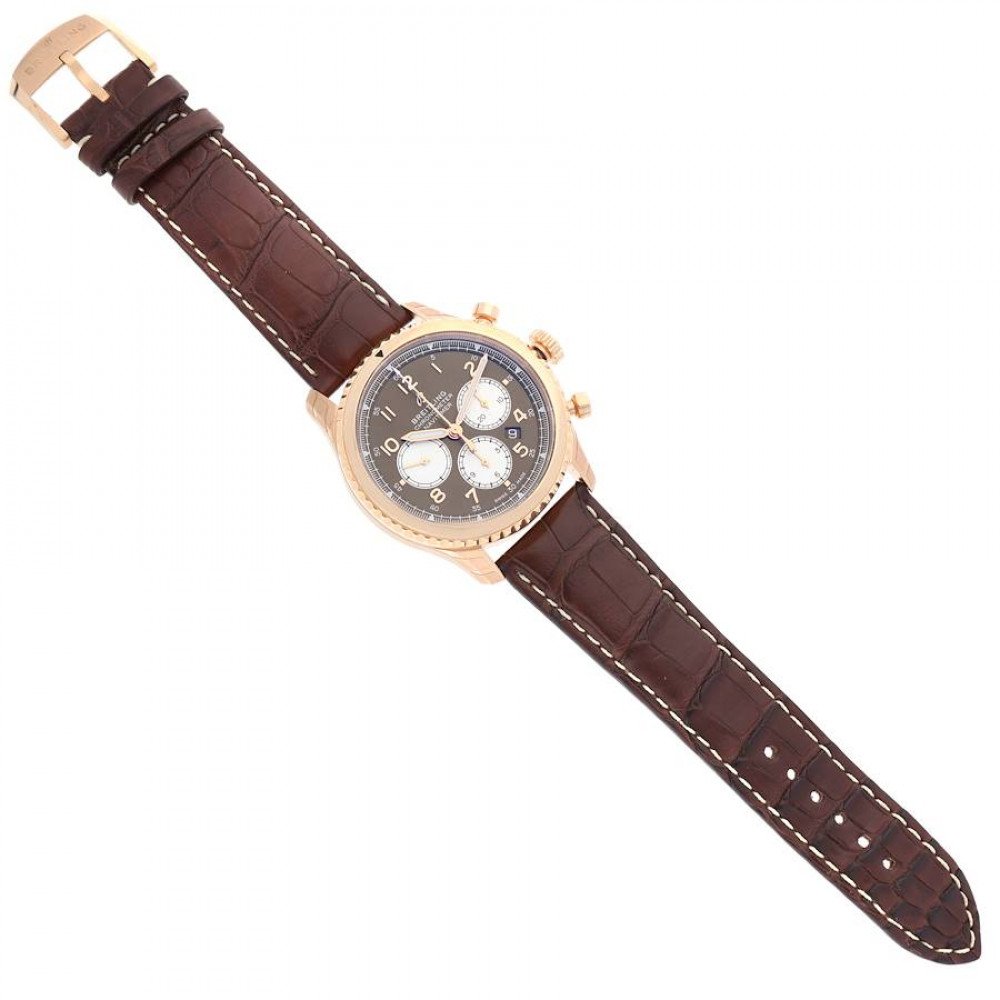 Breitling Navitimer Aviator 8 B01 Rose Gold Mens Watch RB0117 Breitling Navitimer Aviator 8 B01 Rose Gold Mens Watch RB0117