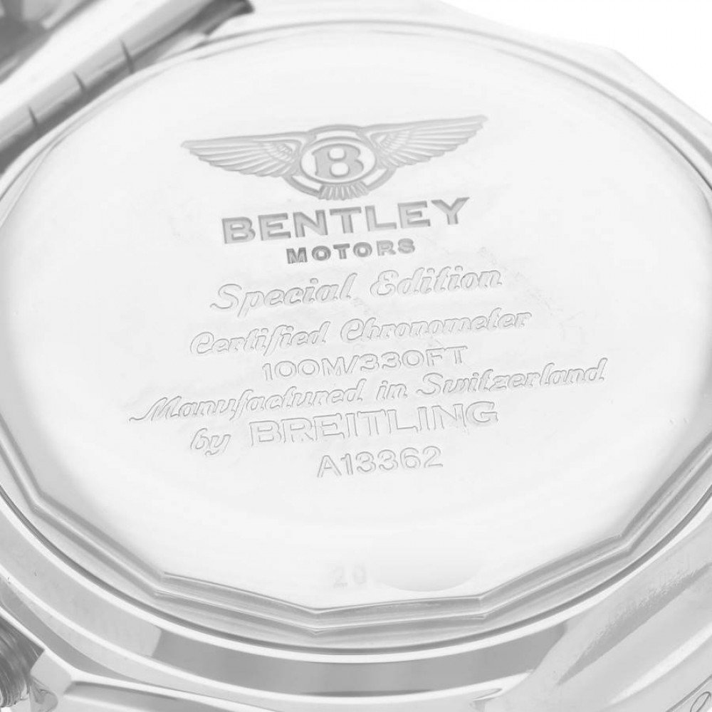 Breitling Bentley Motors GT Green Dial Steel Mens Watch A13362 Breitling Bentley Motors GT Green Dial Steel Mens Watch A13362