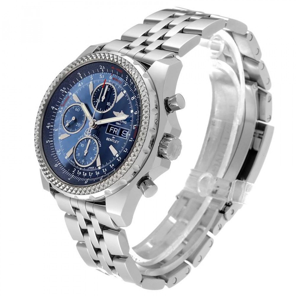 Breitling Bentley Motors GT Mother of Pearl Dial Steel Watch A13362 Breitling Bentley Motors GT Mother of Pearl Dial Steel Watch A13362