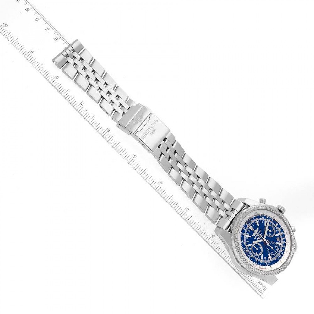 Breitling Bentley Motors Blue Dial Chronograph Steel Mens Watch A25362 Breitling Bentley Motors Blue Dial Chronograph Steel Mens Watch A25362