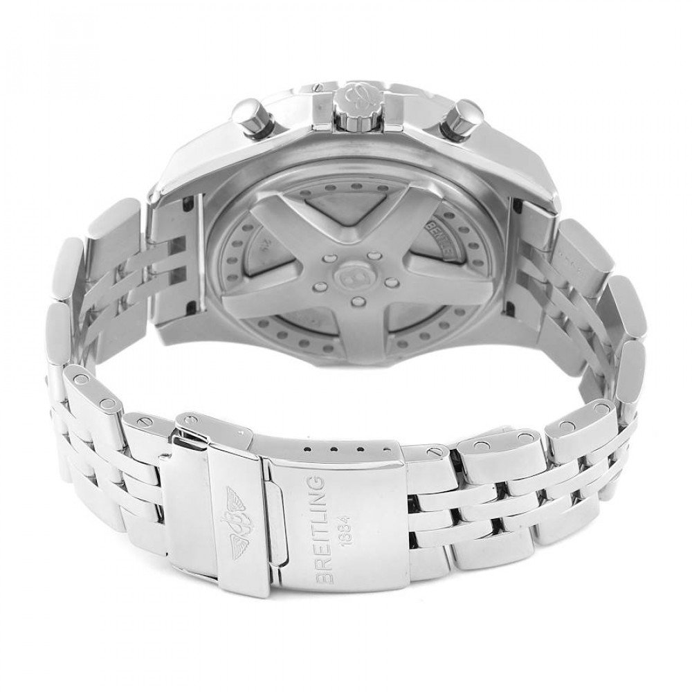 Breitling Bentley Motors Chronograph Steel Mens Watch A44362 Breitling Bentley Motors Chronograph Steel Mens Watch A44362