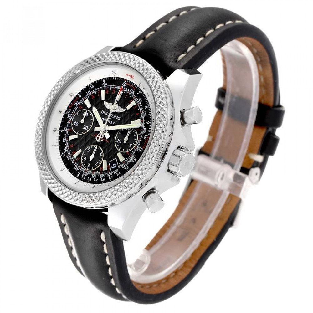 Breitling Bentley B06 Black Dial Steel Mens Watch AB0612 Breitling Bentley B06 Black Dial Steel Mens Watch AB0612