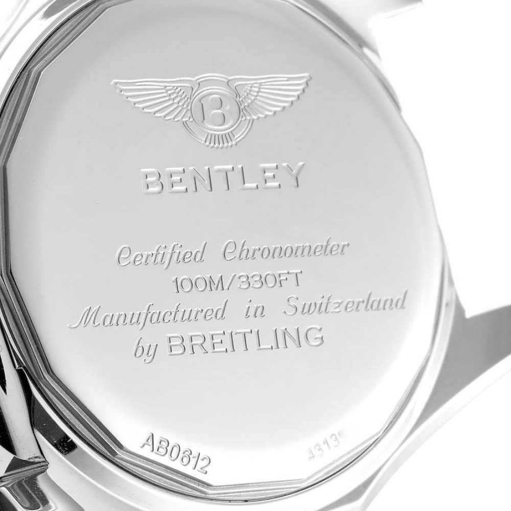 Breitling Bentley B06 Black Dial Steel Mens Watch AB0612 Breitling Bentley B06 Black Dial Steel Mens Watch AB0612