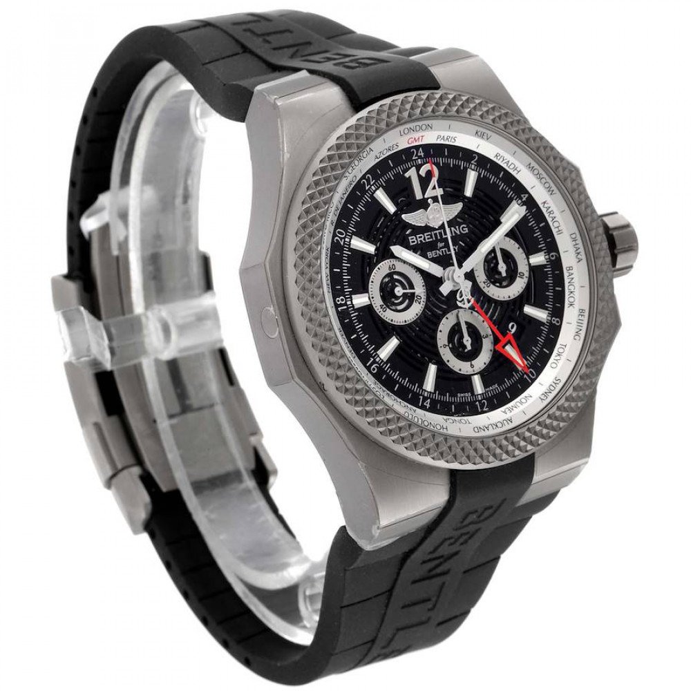 Breitling Bentley GMT Light Body Grey Dial Titanium Mens Watch EB0432 Breitling Bentley GMT Light Body Grey Dial Titanium Mens Watch EB0432