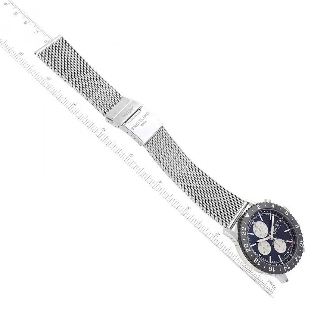 Breitling Chronoliner Blue Dial Steel Mens Watch Y24310 Breitling Chronoliner Blue Dial Steel Mens Watch Y24310