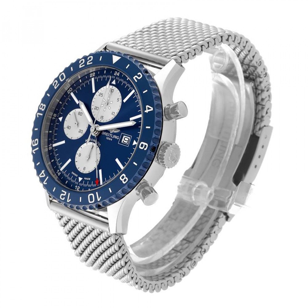 Breitling Chronoliner Blue Dial Steel Mens Watch Y24310 Breitling Chronoliner Blue Dial Steel Mens Watch Y24310