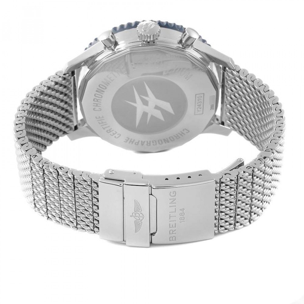 Breitling Chronoliner Blue Dial Steel Mens Watch Y24310 Breitling Chronoliner Blue Dial Steel Mens Watch Y24310
