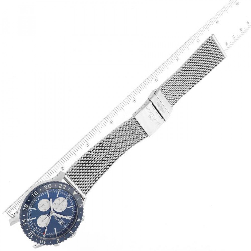Breitling Chronoliner Blue Dial Steel Mens Watch Y24310 Breitling Chronoliner Blue Dial Steel Mens Watch Y24310