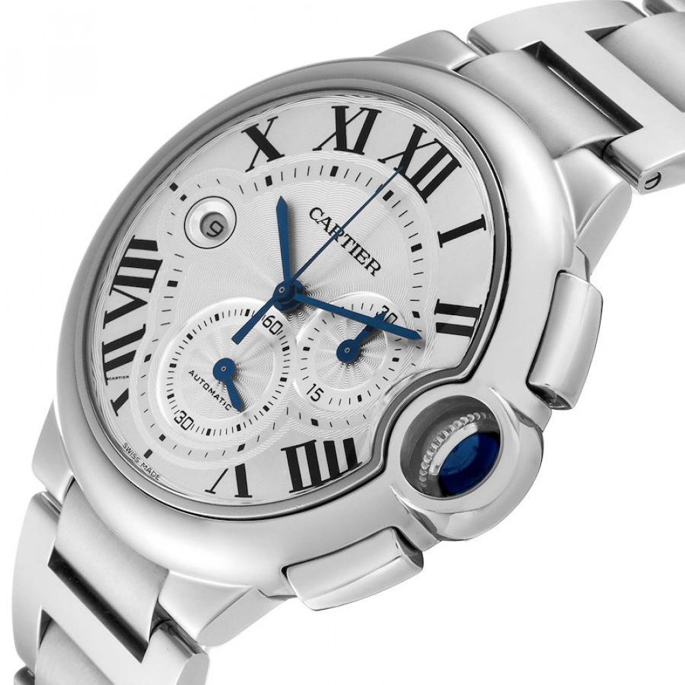 Cartier Ballon Bleu XL Silver Dial Steel Mens Watch W6920002 Cartier Ballon Bleu XL Silver Dial Steel Mens Watch W6920002