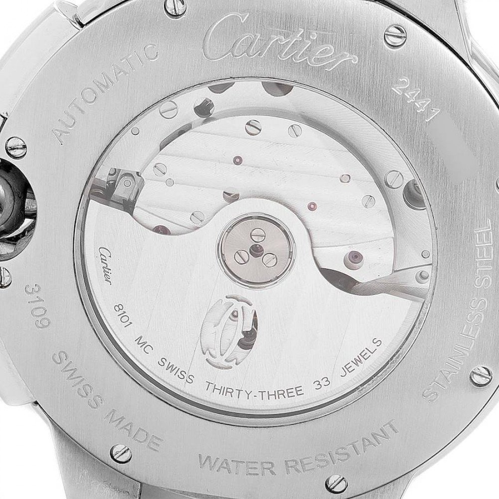 Cartier Ballon Bleu XL Black Dial Chronograph Steel Watch W6920077 Cartier Ballon Bleu XL Black Dial Chronograph Steel Watch W6920077