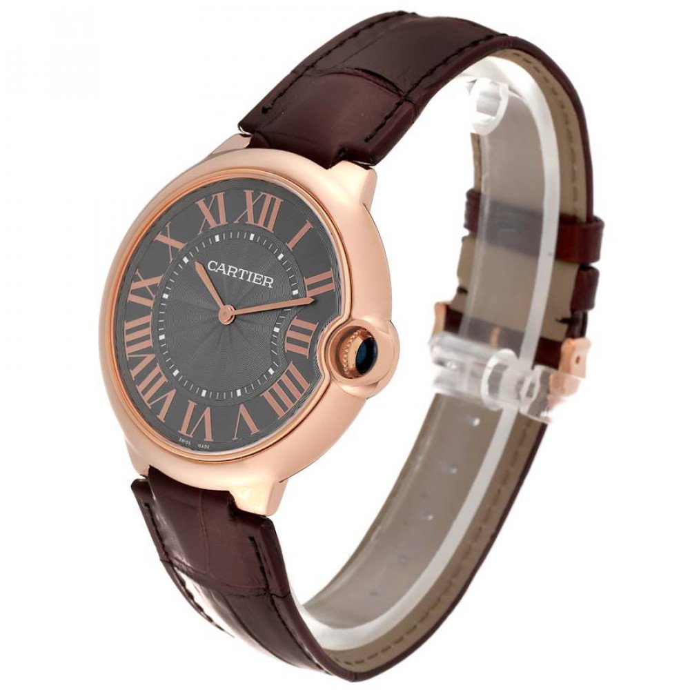 Cartier Ballon Bleu Rose Gold Grey Dial Mens Watch W6920089 Cartier Ballon Bleu Rose Gold Grey Dial Mens Watch W6920089