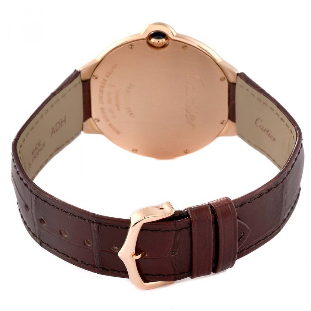 Cartier Ballon Bleu Rose Gold Grey Dial Mens Watch W6920089 Cartier Ballon Bleu Rose Gold Grey Dial Mens Watch W6920089