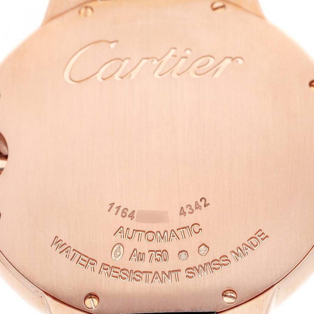 Cartier Ballon Bleu Rose Gold Silver Dial Mens Watch WGBB0035 Cartier Ballon Bleu Rose Gold Silver Dial Mens Watch WGBB0035