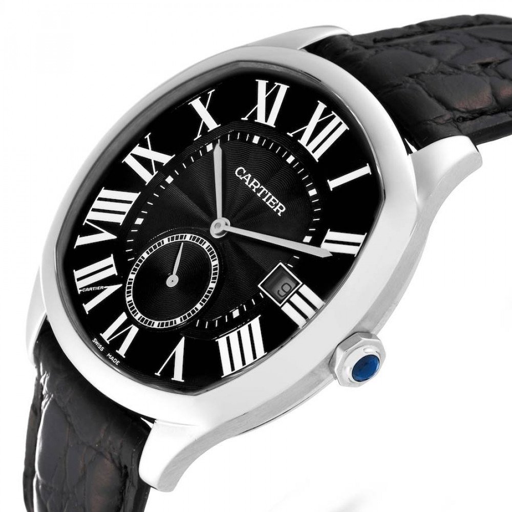 Cartier Drive de Cartier Black Dial Steel Mens Watch WSNM0009 Cartier Drive de Cartier Black Dial Steel Mens Watch WSNM0009