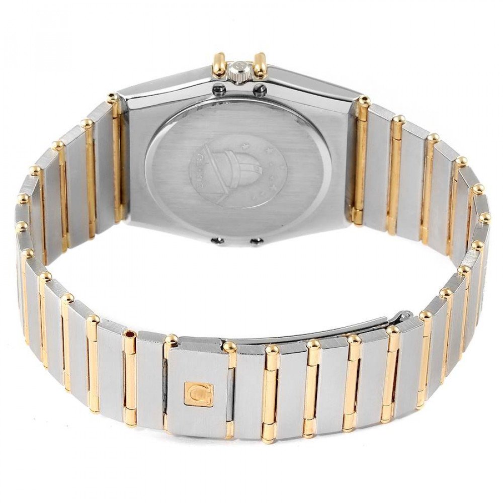 Omega Constellation Day Date Steel Yellow Gold Diamond Mens Watch Omega Constellation Day Date Steel Yellow Gold Diamond Mens Watch