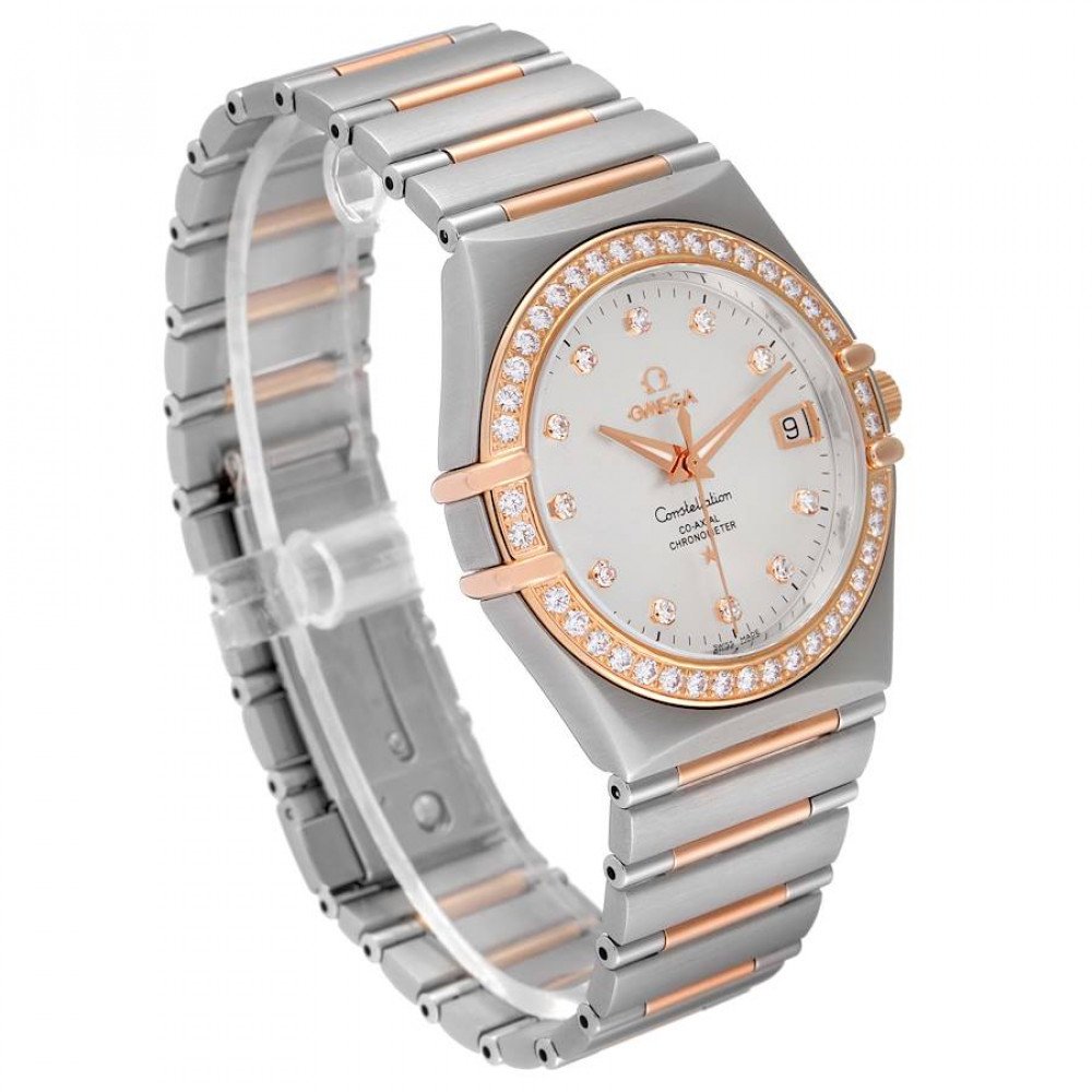 Omega Constellation 160 Years Steel Rose Gold Diamond Watch 111.25.36.20.52.001 Omega Constellation 160 Years Steel Rose Gold Diamond Watch 111.25.36.20.52.001