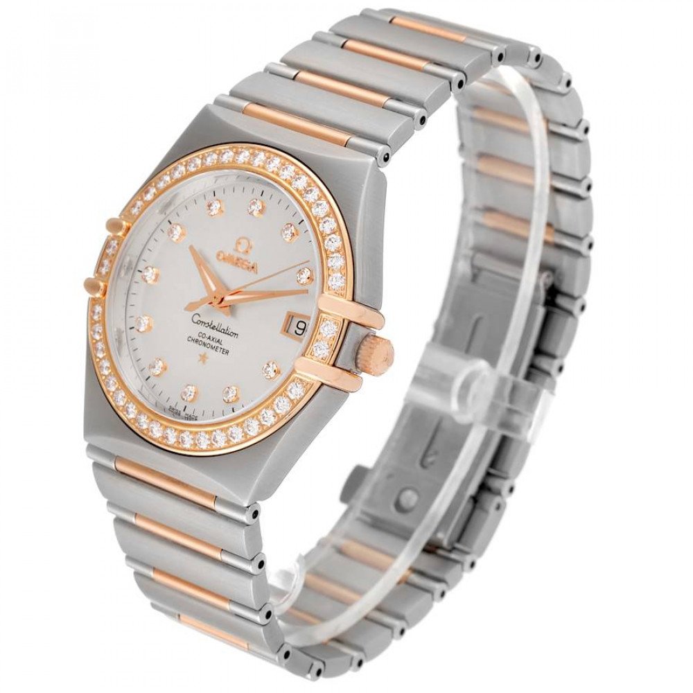 Omega Constellation 160 Years Steel Rose Gold Diamond Watch 111.25.36.20.52.001 Omega Constellation 160 Years Steel Rose Gold Diamond Watch 111.25.36.20.52.001