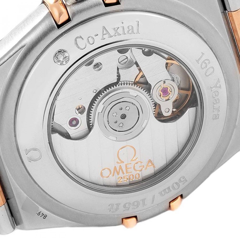 Omega Constellation 160 Years Steel Rose Gold Diamond Watch 111.25.36.20.52.001 Omega Constellation 160 Years Steel Rose Gold Diamond Watch 111.25.36.20.52.001