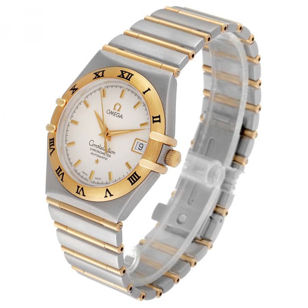Omega Constellation Mens Steel 18K Yellow Gold Mens Watch 1202.30.00 Omega Constellation Mens Steel 18K Yellow Gold Mens Watch 1202.30.00