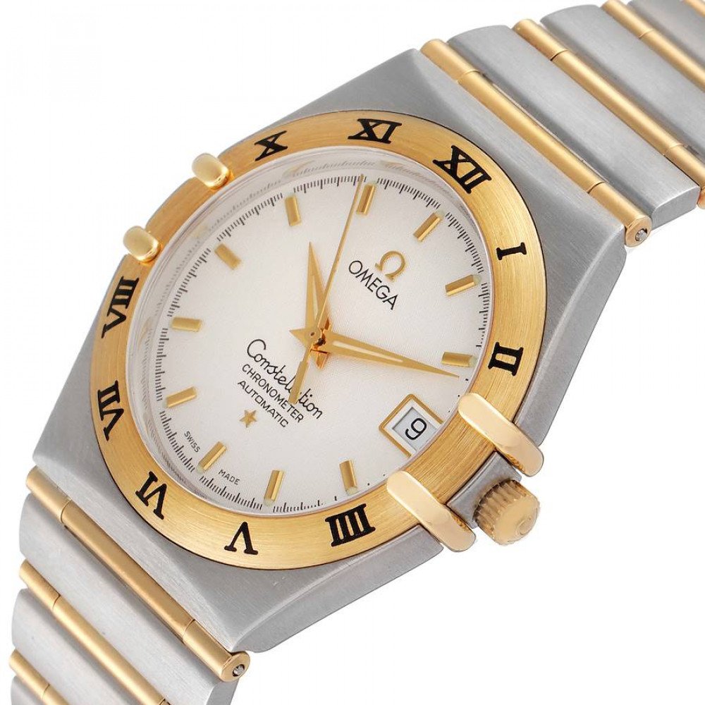 Omega Constellation Mens Steel 18K Yellow Gold Mens Watch 1202.30.00 Omega Constellation Mens Steel 18K Yellow Gold Mens Watch 1202.30.00