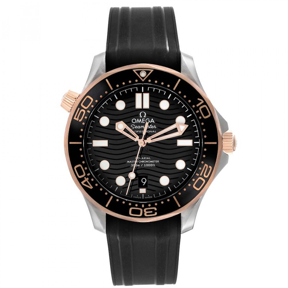 Omega Seamaster Planet Ocean 600M Black Ceramic on Rubber Strap