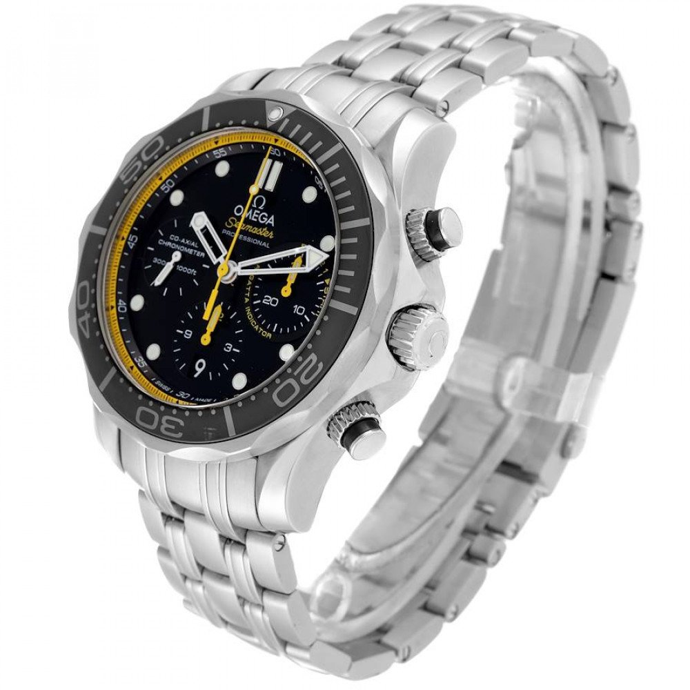 Omega Seamaster Regatta Yellow Hands Mens Watch 212.30.44.50.01.002 Omega Seamaster Regatta Yellow Hands Mens Watch 212.30.44.50.01.002