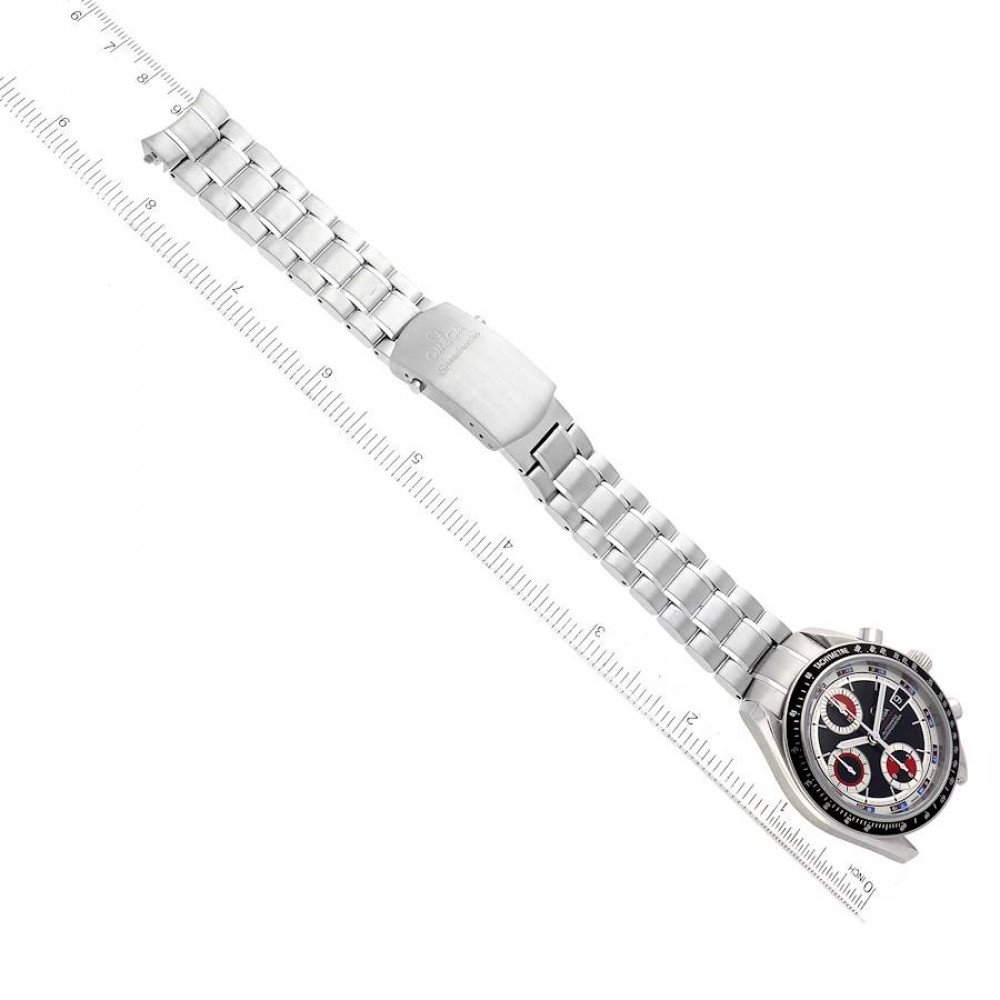 Omega Speedmaster Black Red Casino Dial Steel Mens Watch 3210.52.00 Omega Speedmaster Black Red Casino Dial Steel Mens Watch 3210.52.00
