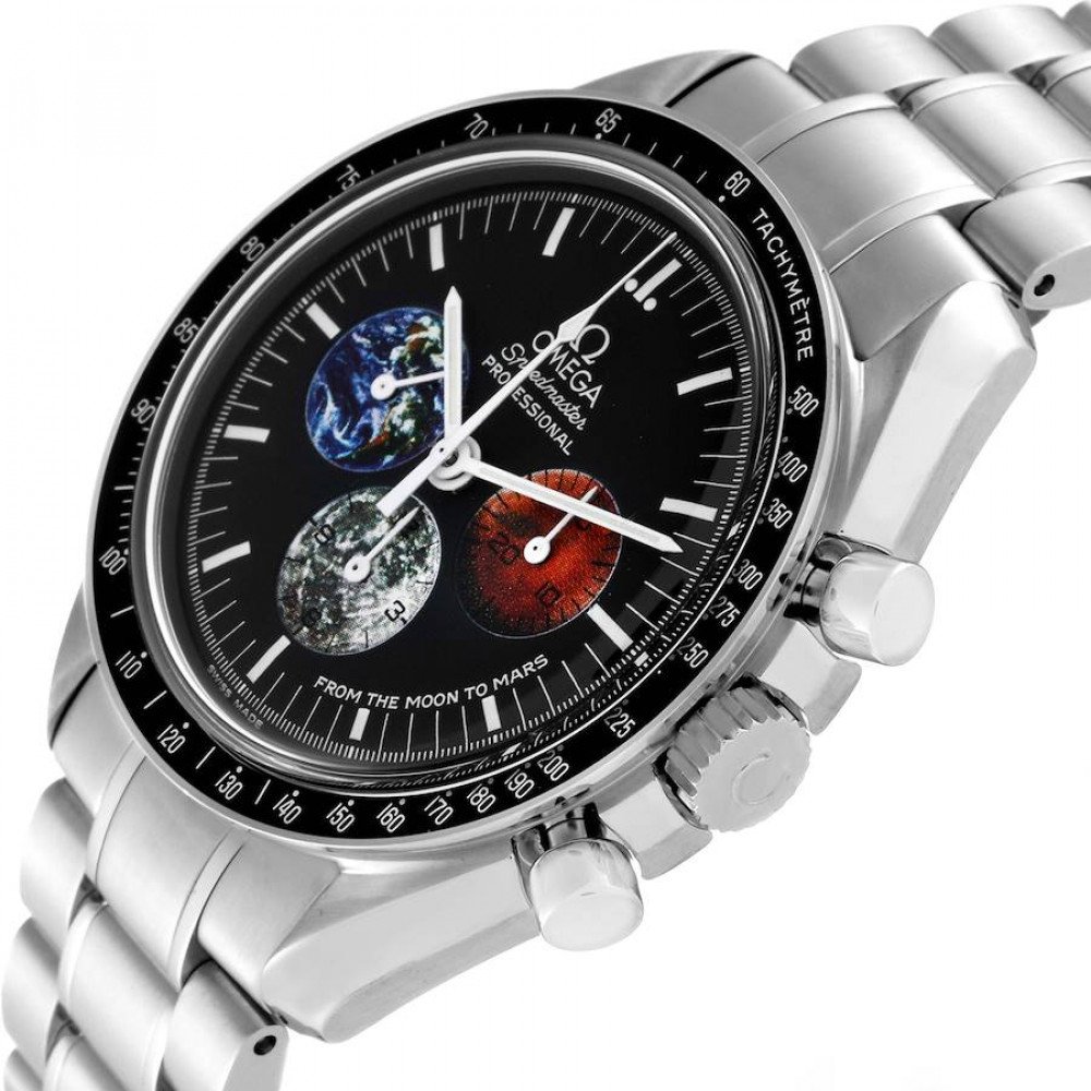 Omega Speedmaster Limited Edition Moon to Mars Steel Mens Watch 3577.50.00 Omega Speedmaster Limited Edition Moon to Mars Steel Mens Watch 3577.50.00