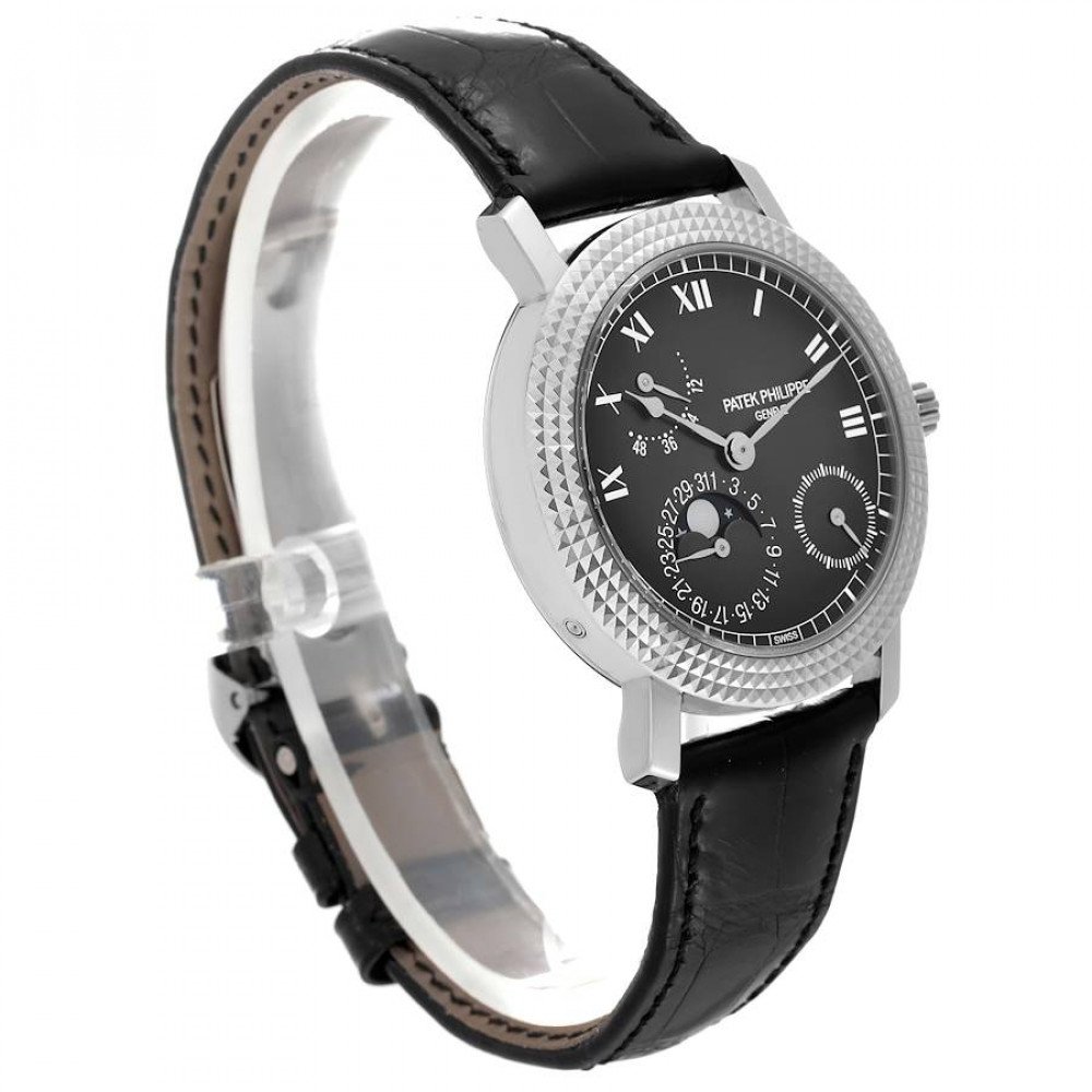 Patek Philippe Calatrava Cortina Jubilee White Gold Mens Watch 5057 Patek Philippe Calatrava Cortina Jubilee White Gold Mens Watch 5057
